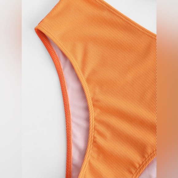 Two Tone Ribbed Bikini - Picture 5 of 5